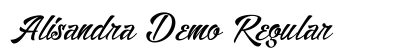 Alisandra Demo Regular font free download