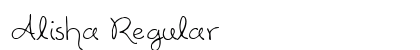 Alisha Regular font free download