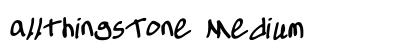 allthingsTone Medium font free download