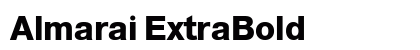 Almarai ExtraBold font free download