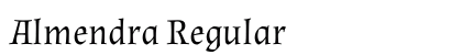 Almendra Regular font free download