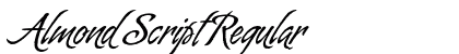 Almond Script Regular font free download