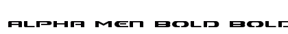 Alpha Men Bold Bold font free download