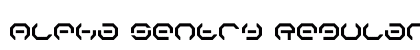 Alpha Sentry Regular font free download