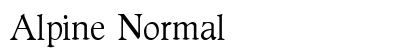 Alpine Normal Preview