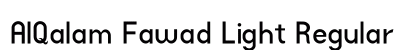 AlQalam Fawad Light Regular font free download