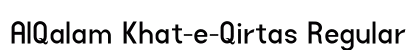 AlQalam Khat-e-Qirtas Regular font free download