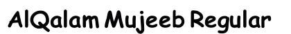 AlQalam Mujeeb Regular font free download