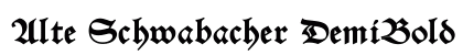 Alte Schwabacher DemiBold font free download