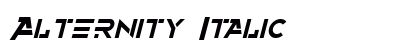 Alternity Italic Preview