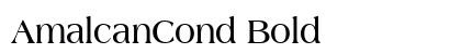 AmalcanCond Bold Preview