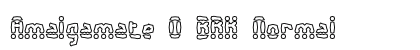 Amalgamate O BRK Normal font free download