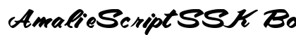 AmalieScriptSSK Bold font free download