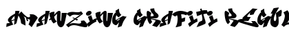 Amanzing Grafiti Regular font free download