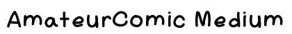 AmateurComic Medium font free download