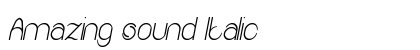 Amazing sound Italic Preview