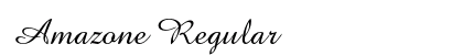 Amazone Regular font free download