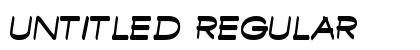 untitled Regular font free download