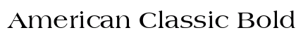 American Classic Bold font free download