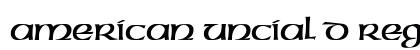 American Uncial D Regular font free download