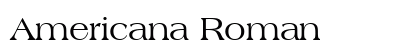 Americana Roman font free download