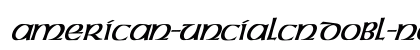 American-UncialCndObl-Normal Regular font free download