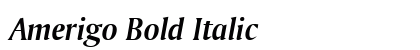 Amerigo Bold Italic font free download