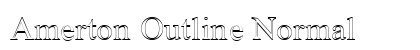 Amerton Outline Normal font free download