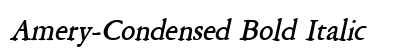 Amery-Condensed Bold Italic font free download