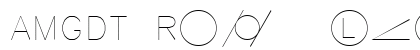 AMGDT Regular font free download