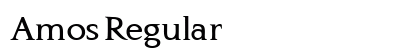 Amos Regular font free download