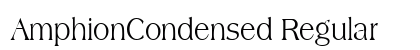 AmphionCondensed Regular font free download
