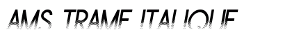 Ams Trame Italique font free download