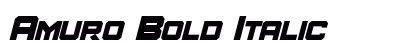 Amuro Bold Italic font free download