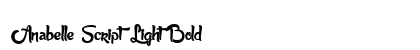 Anabelle Script Light Bold Preview
