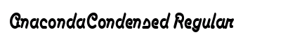 AnacondaCondensed Regular font free download