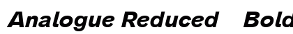 Analogue Reduced 76 Bold Oblique Preview