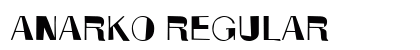 Anarko Regular font free download