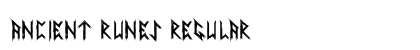 Ancient Runes Regular Font Preview
