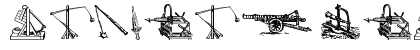 Ancient Weapons tfb Regular Font Preview