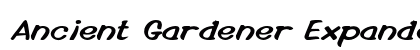 Ancient Gardener Expanded Italic Preview