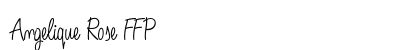 Angelique Rose FFP font free download