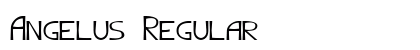 Angelus Regular Font Preview