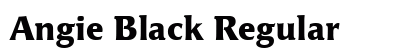 Angie Black Regular font free download