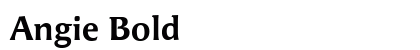 Angie Bold font free download
