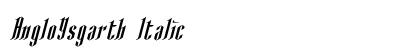 AngloYsgarth Italic font free download