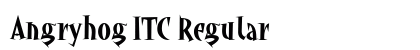 Angryhog ITC Regular font free download