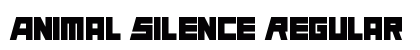 Animal Silence Regular font free download