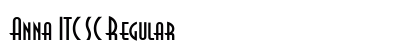 Anna ITC SC Regular Font Preview