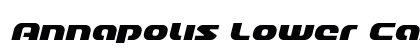Annapolis Lower Case Italic Italic font free download